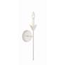 6_Crystorama Broche 21" High Matte White Wall Sconce more views