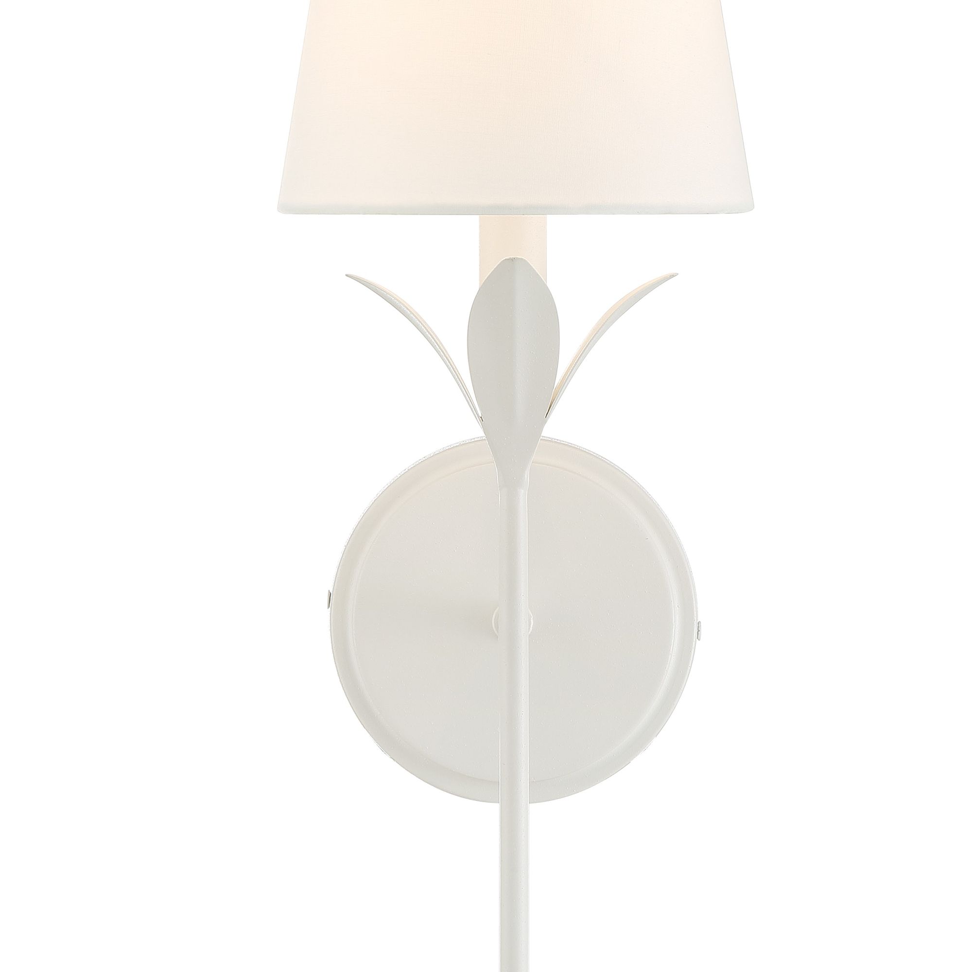 Crystorama Broche 21" High Matte White Wall Sconce