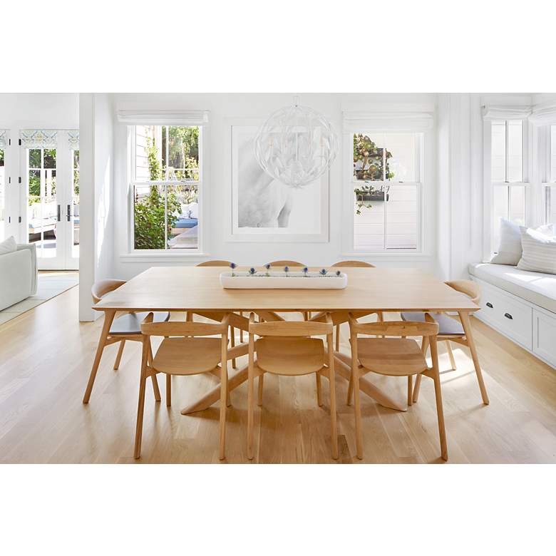 Image 6 Crystorama Broche 21" Wide Matte White 6-Light Pendant Light more views