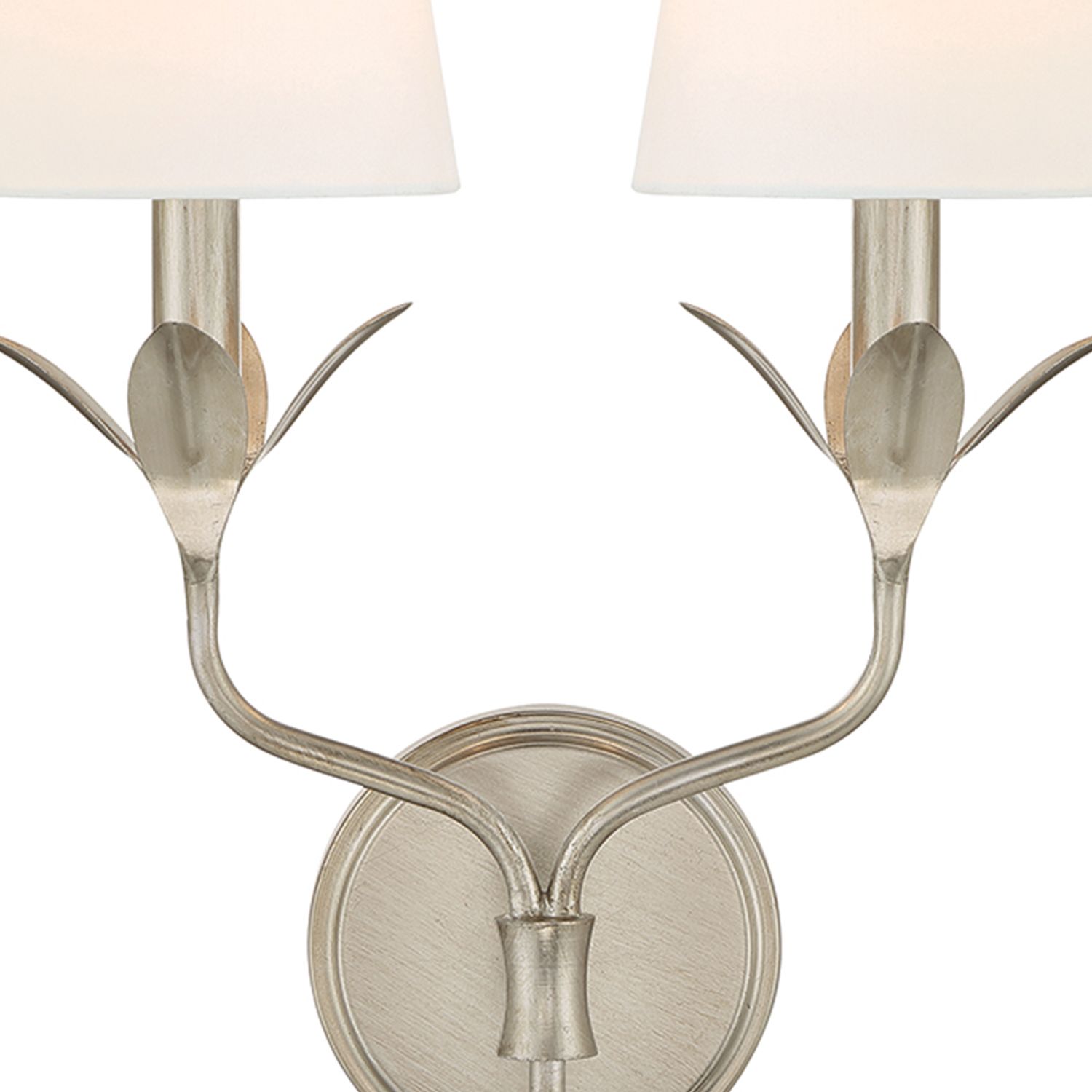 Image 6 Crystorama Broche 21"H Antique Silver 2-Light Wall Sconce more views