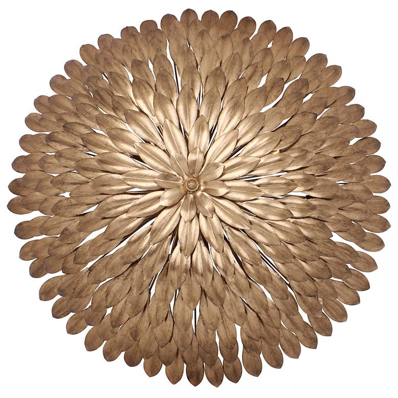 Image 3 Crystorama Broche 23 3/4" Wide Antique Gold Ceiling Light more views