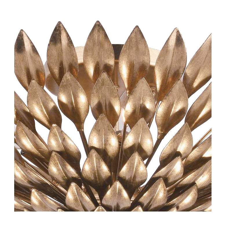 Image 5 Crystorama Broche 23 3/4" Wide Antique Gold Ceiling Light more views