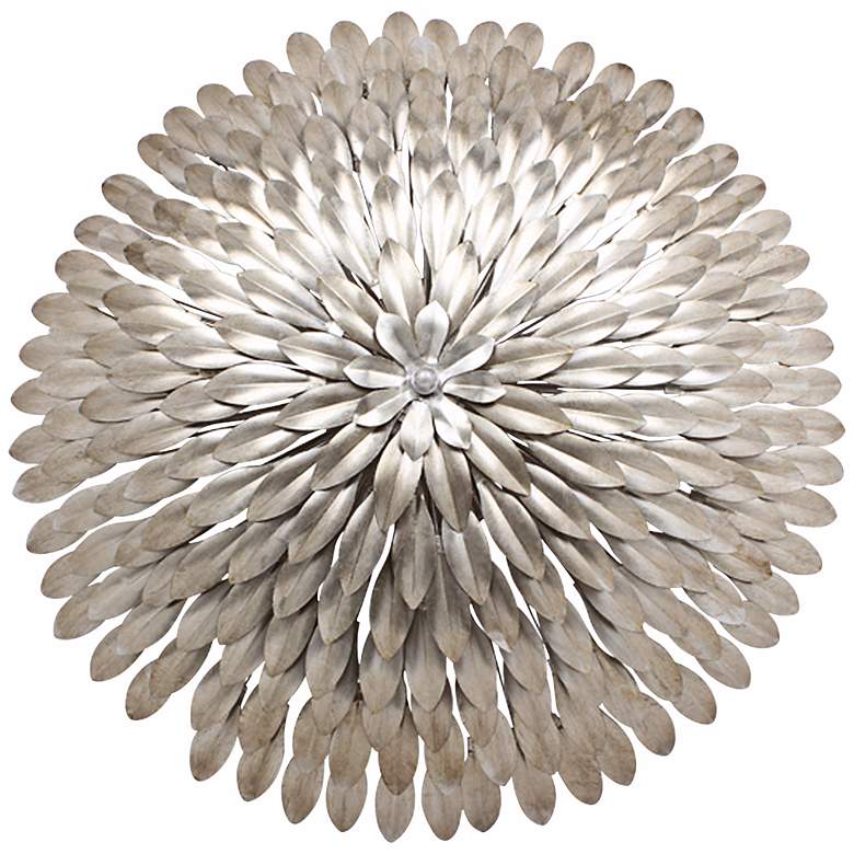Image 3 Crystorama Broche 23 3/4 inch Wide Silver Ceiling Light more views