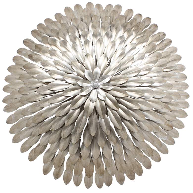 Image 3 Crystorama Broche 23 3/4" Wide Silver Ceiling Light more views