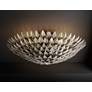 Crystorama Broche 23 3/4" Wide Silver Ceiling Light