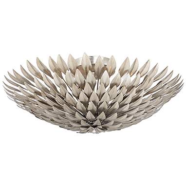 Crystorama Broche 23 3/4" Wide Silver Ceiling Light