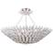 Crystorama Broche 24 1/2" Wide Matte White Ceiling Light