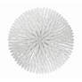 Thumbnail2 of Crystorama Broche 24 1/2"W Leaves White Pendant Light more views