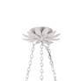 5_Crystorama Broche 24 1/2"W Leaves White Pendant Light more views