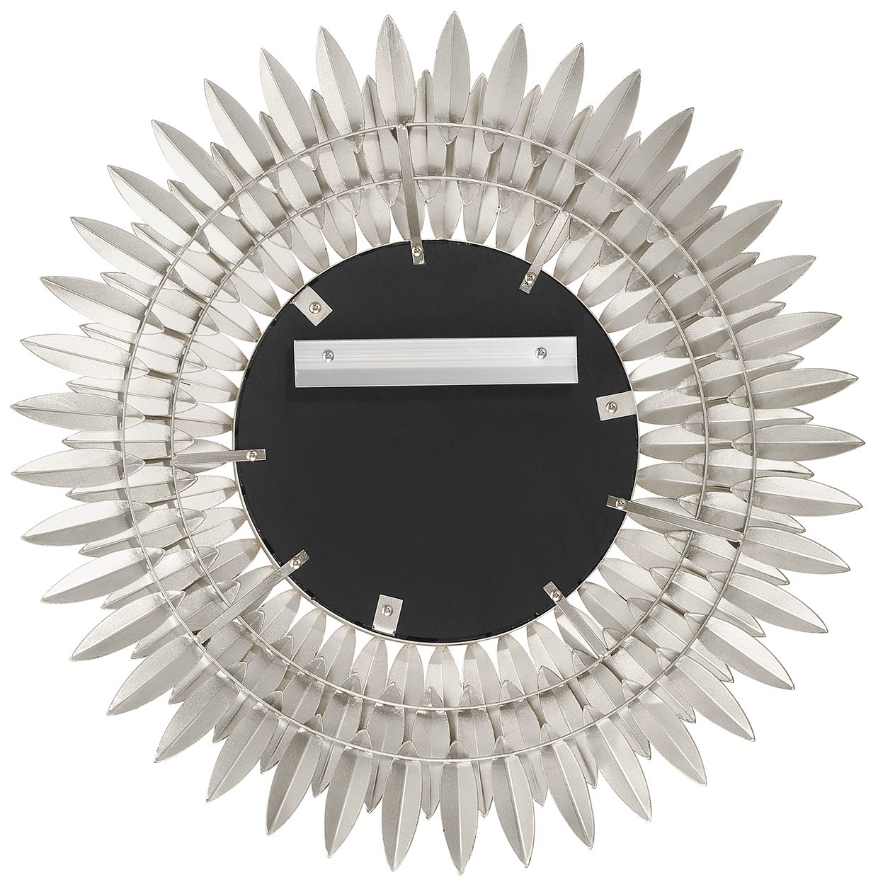 Image 4 Crystorama Broche 24'' Antique Silver Mirror more views