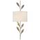 Crystorama Broche 24" High 2-Light Silver Vine and Shade Wall Sconce