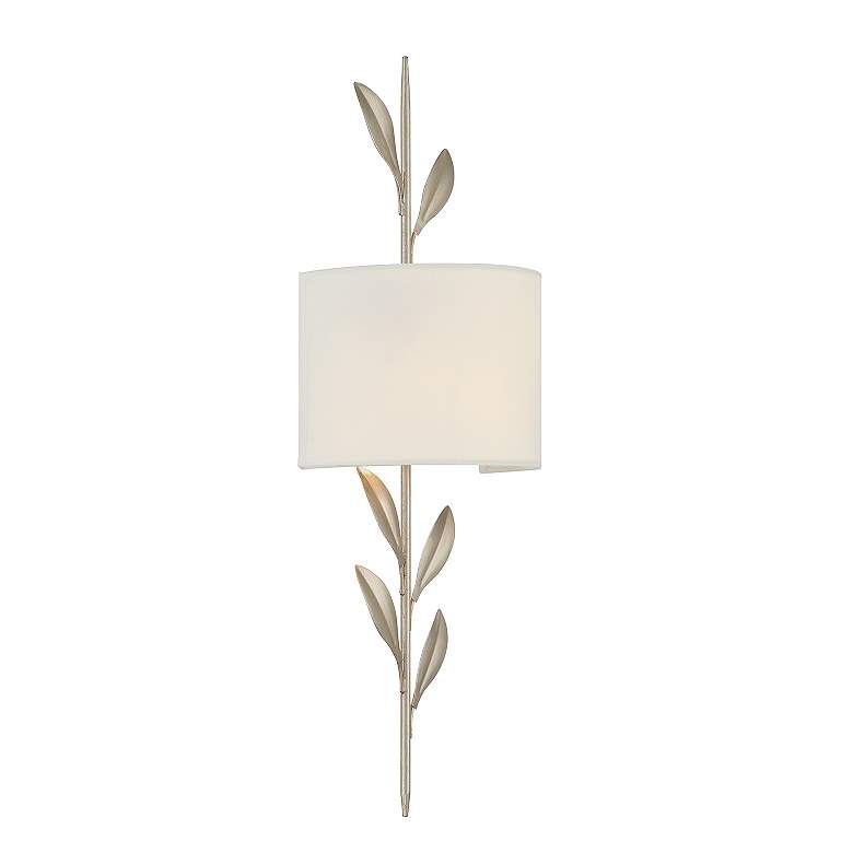 Image 4 Crystorama Broche 24" High 2-Light Silver Vine and Shade Wall Sconce more views