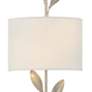 6_Crystorama Broche 24" High 2-Light Silver Vine and Shade Wall Sconce more views