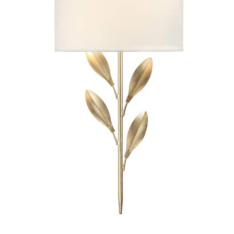 Image 2 Crystorama Broche 24" High Antique Gold Wall Sconce more views