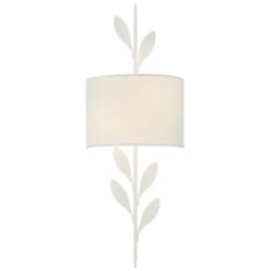 Crystorama Broche 24" High Matte White Wall Sconce