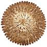 Thumbnail3 of Crystorama Broche 24" Wide Antique Gold Ceiling Light more views