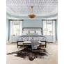 6_Crystorama Broche 24" Wide Antique Gold Pendant Light more views