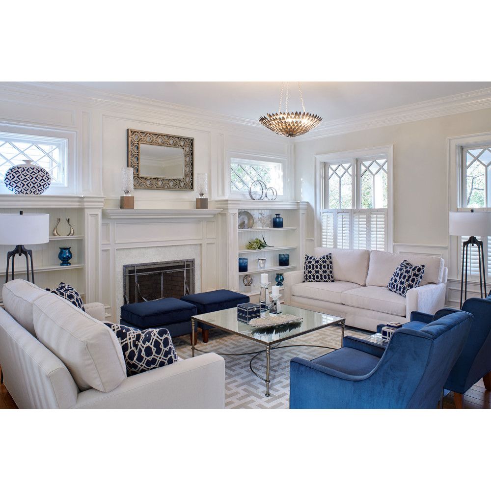 Crystorama Broche 24" Wide Antique Silver Chandelier