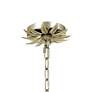 6_Crystorama Broche 24" Wide Antique Silver Drum Chandelier more views