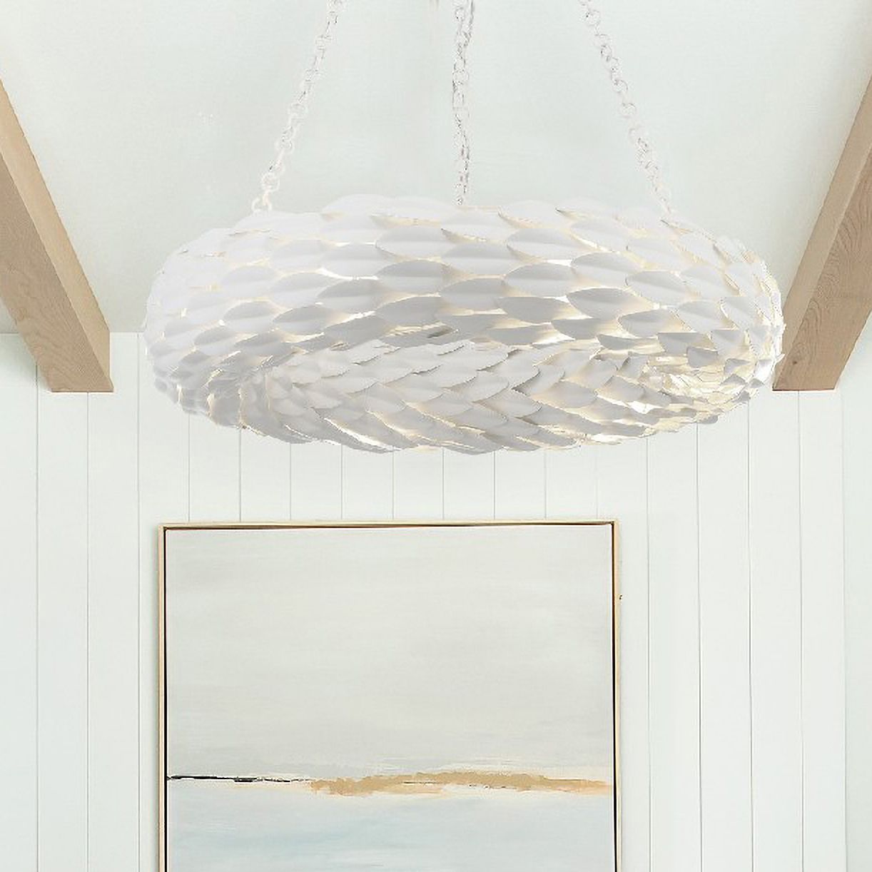 Image 7 Crystorama Broche 24'' Matte White Chandelier more views