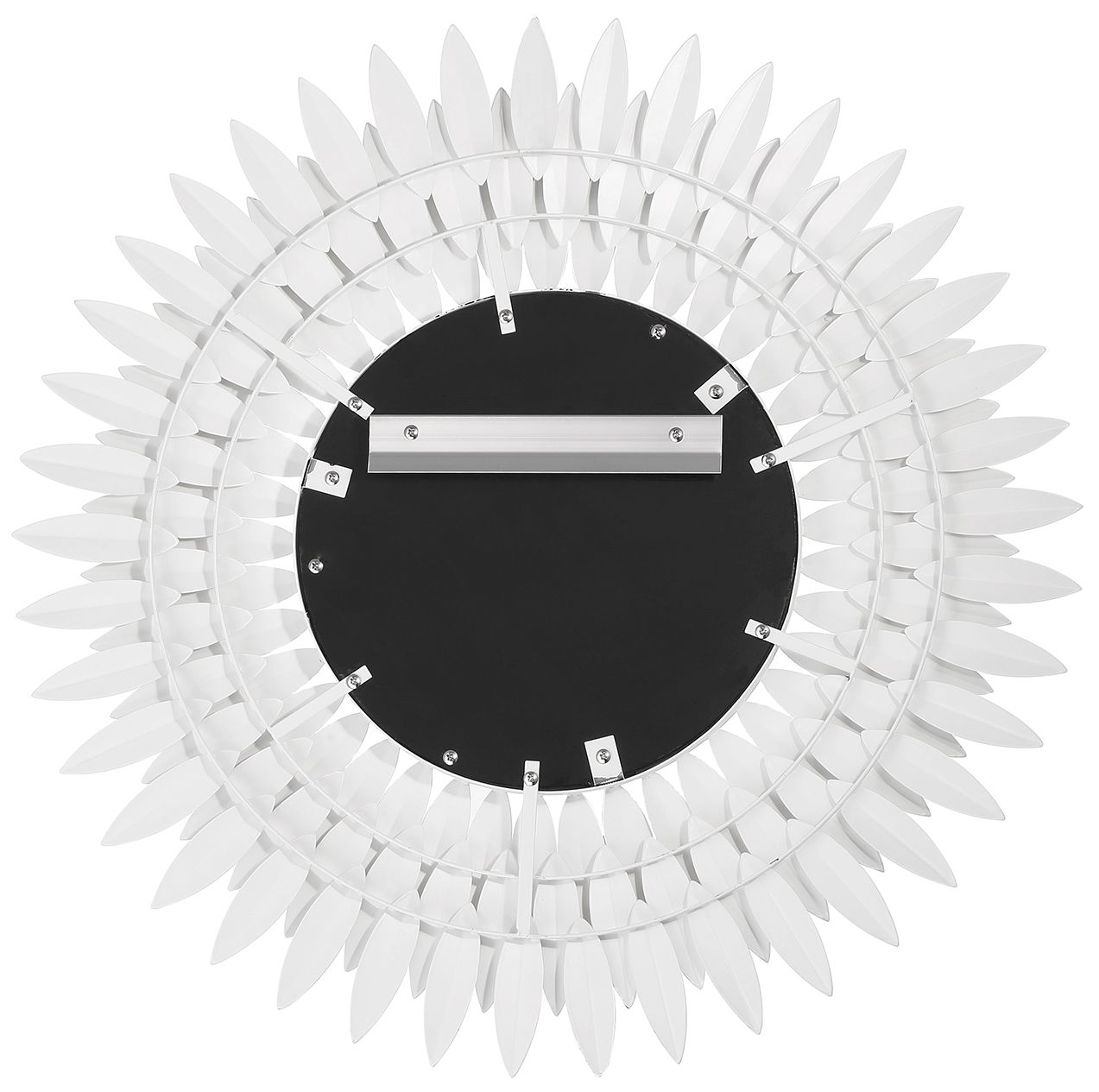 Image 4 Crystorama Broche 24'' Matte White Mirror more views