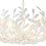 6_Crystorama Broche 27" Wide Matte White 6-Light Chandelier more views