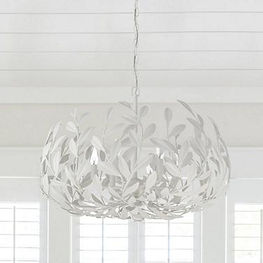 Crystorama Broche 27" Wide Matte White 6-Light Chandelier