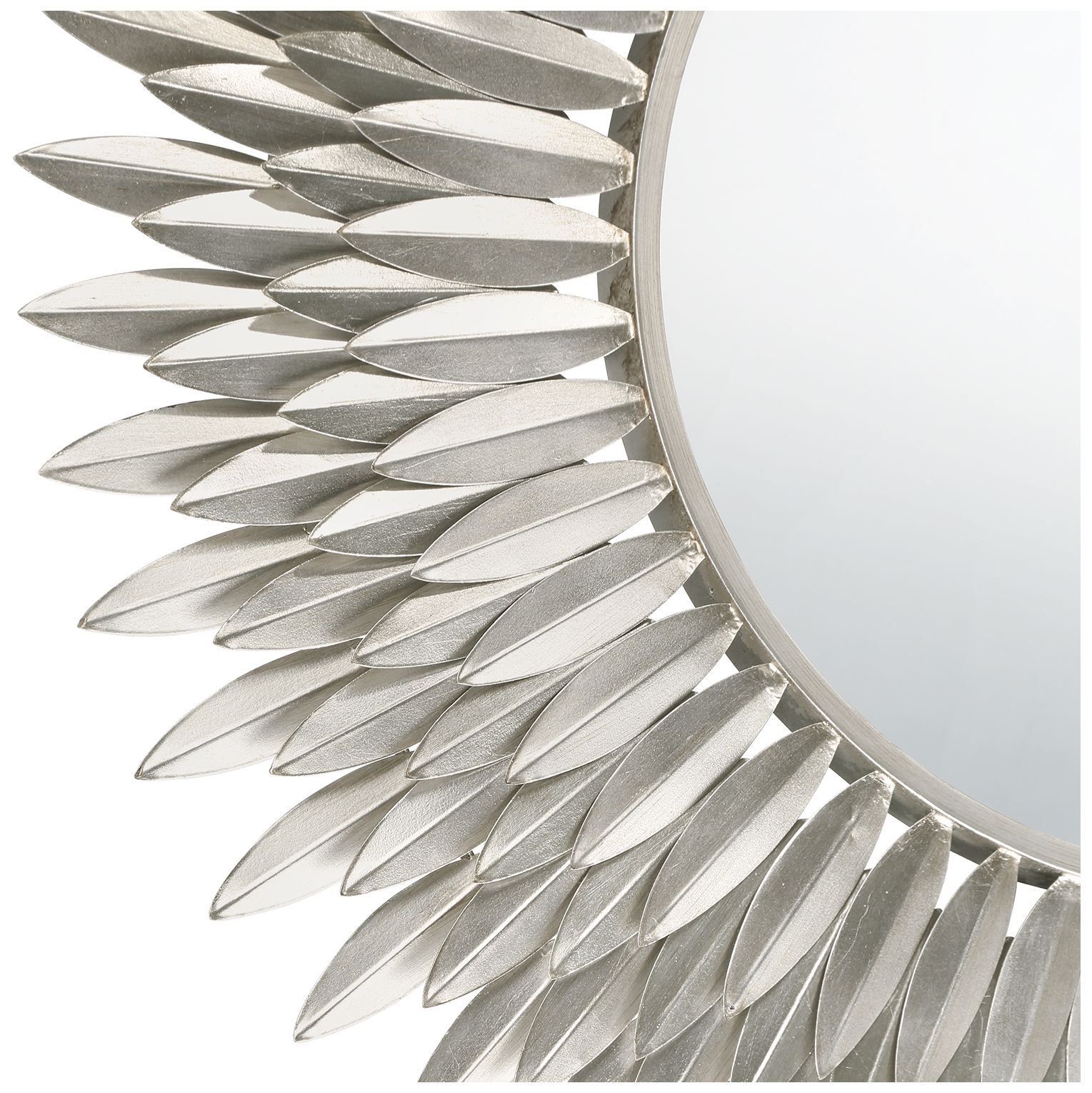 Image 2 Crystorama Broche 30'' Antique Silver Mirror more views