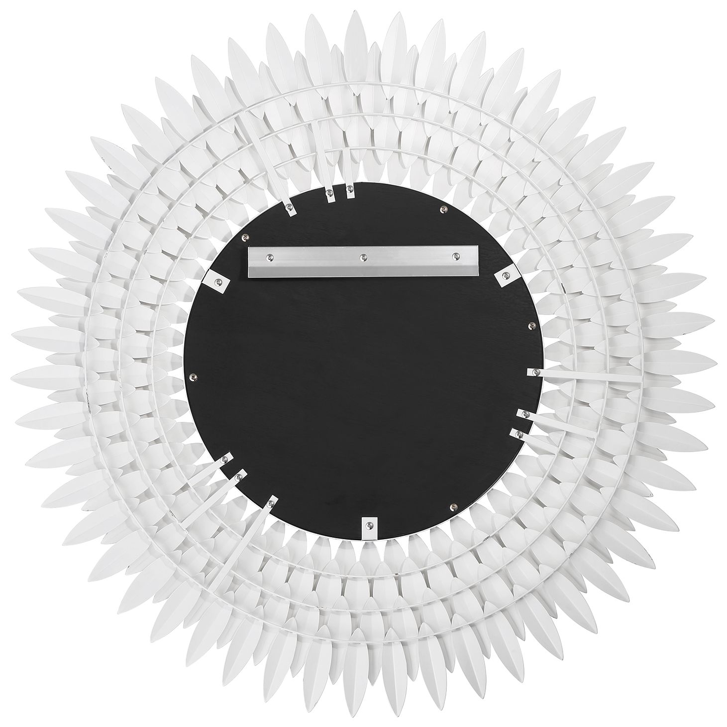 Image 4 Crystorama Broche 30'' Matte White Mirror more views