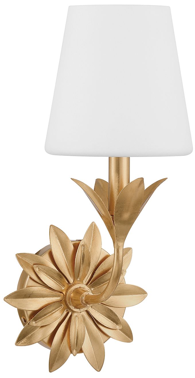 Image 2 Crystorama Broche 6.5'' Antique Gold Sconce more views