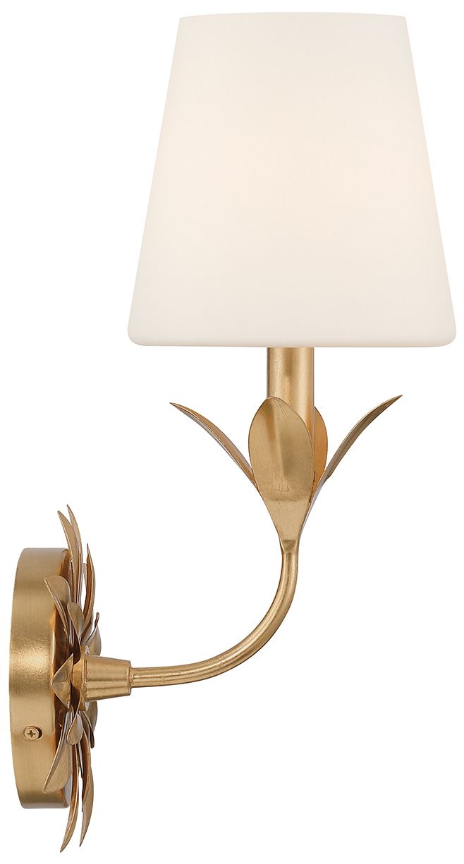 Image 4 Crystorama Broche 6.5'' Antique Gold Sconce more views