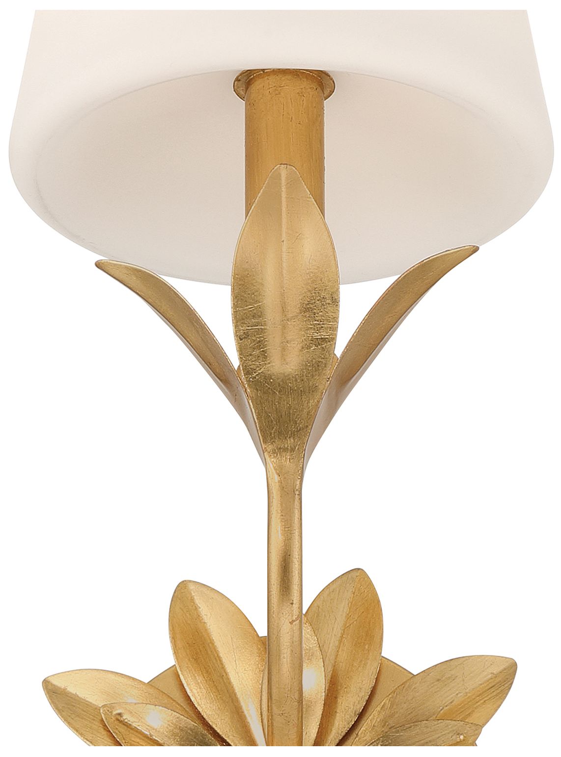 Image 5 Crystorama Broche 6.5'' Antique Gold Sconce more views