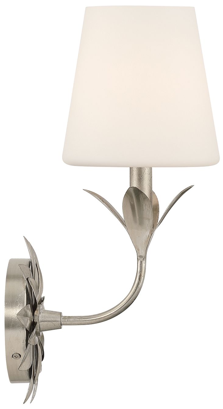 Image 4 Crystorama Broche 6.5'' Antique Silver Sconce more views