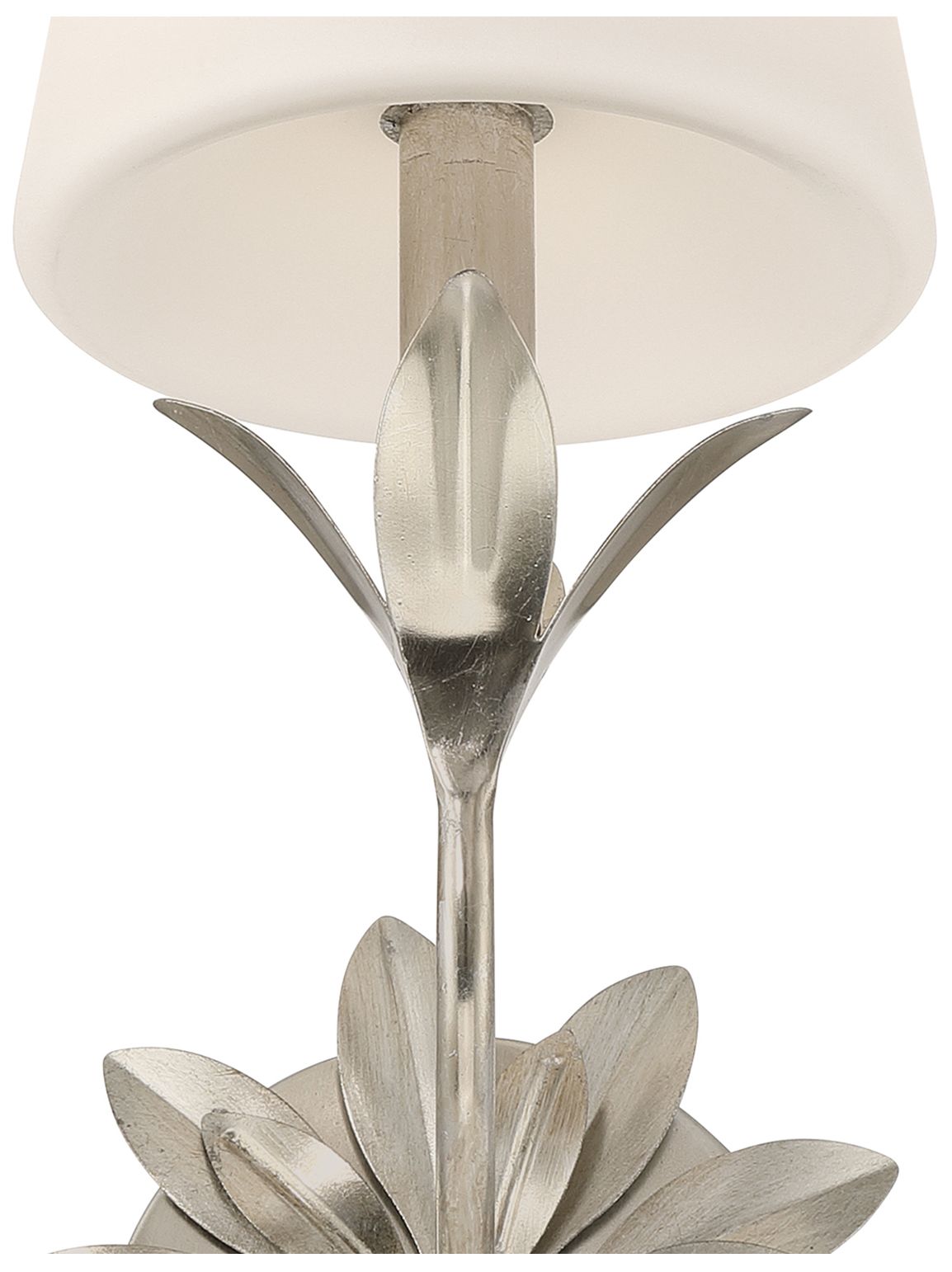 Image 5 Crystorama Broche 6.5'' Antique Silver Sconce more views