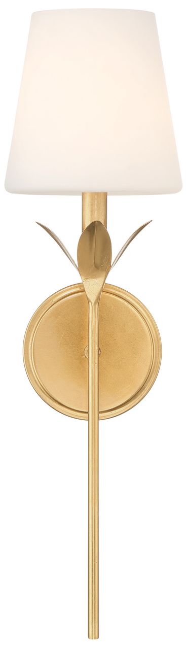 Image 3 Crystorama Broche 6'' Antique Gold Sconce more views