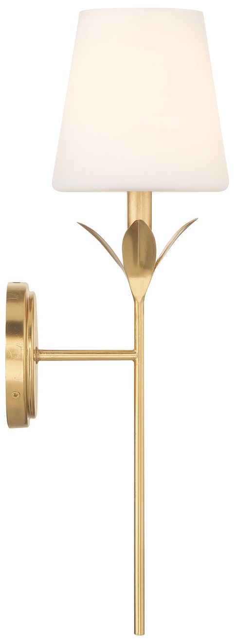 Image 4 Crystorama Broche 6'' Antique Gold Sconce more views