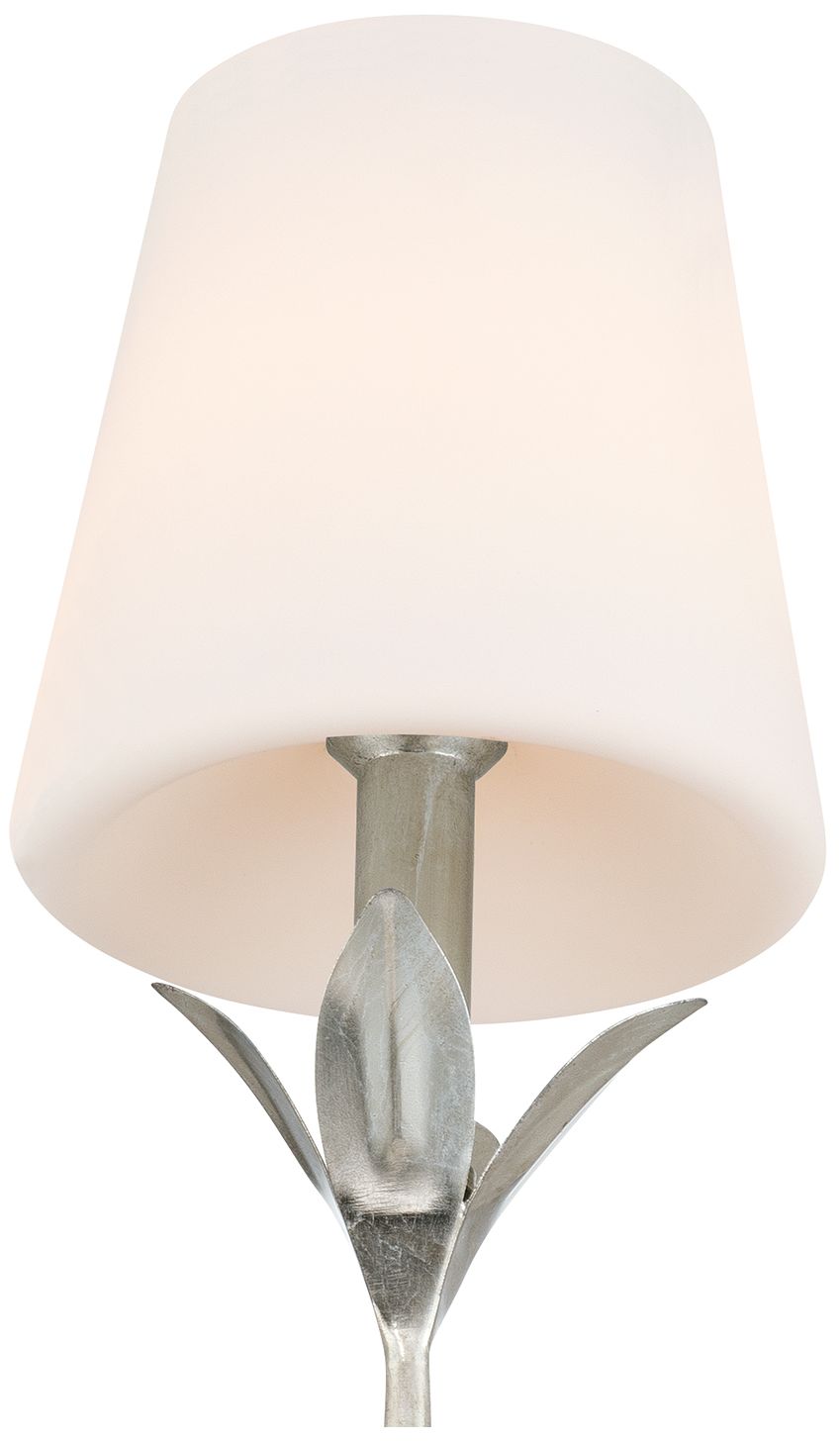 Image 6 Crystorama Broche 6'' Antique Silver Sconce more views