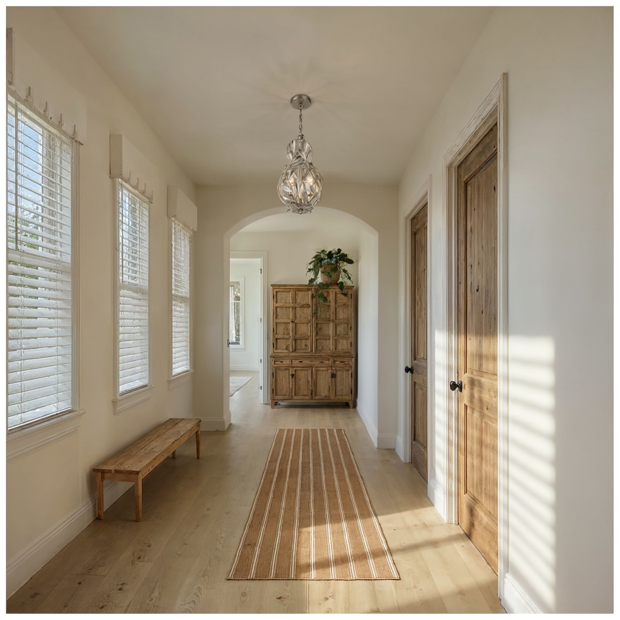 Image 6 Crystorama Broche 9'' Antique Silver Chandelier more views