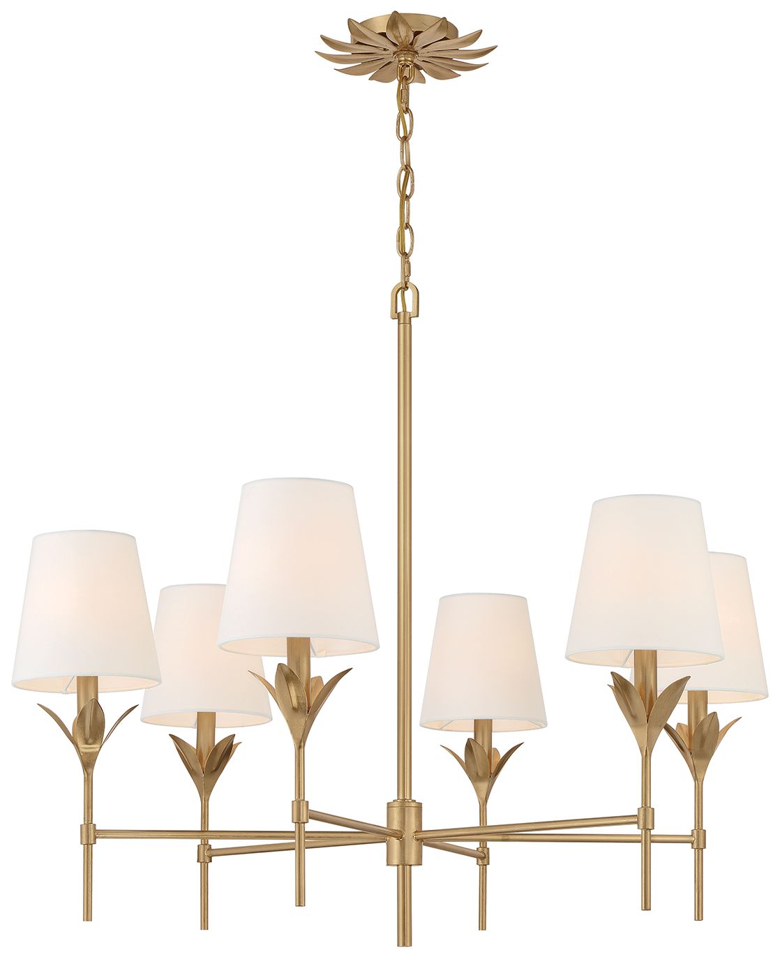 Crystorama Broche Brass - Antique Brass Collection