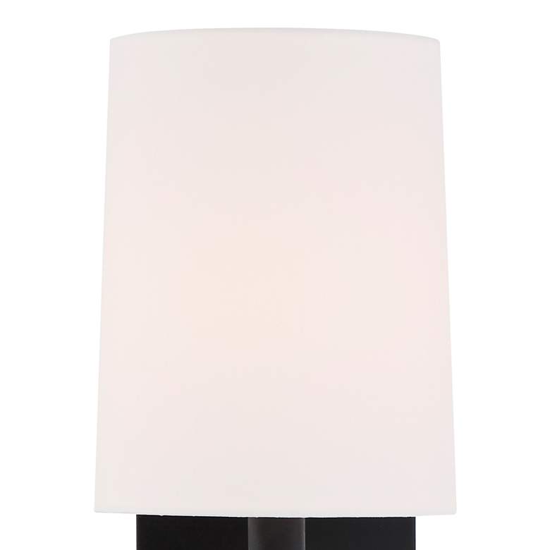 Image 5 Crystorama Bromley 18 1/4" High Black Forged Wall Sconce more views