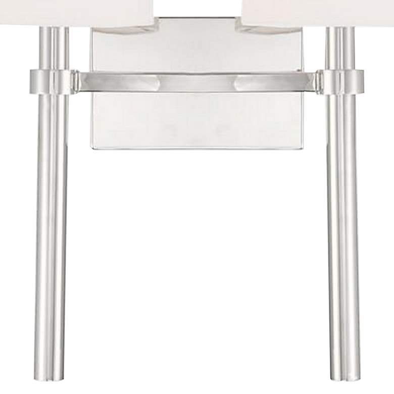 Image 3 Crystorama Bromley 18 1/4 inchH Polished Nickel 2-Light Sconce more views