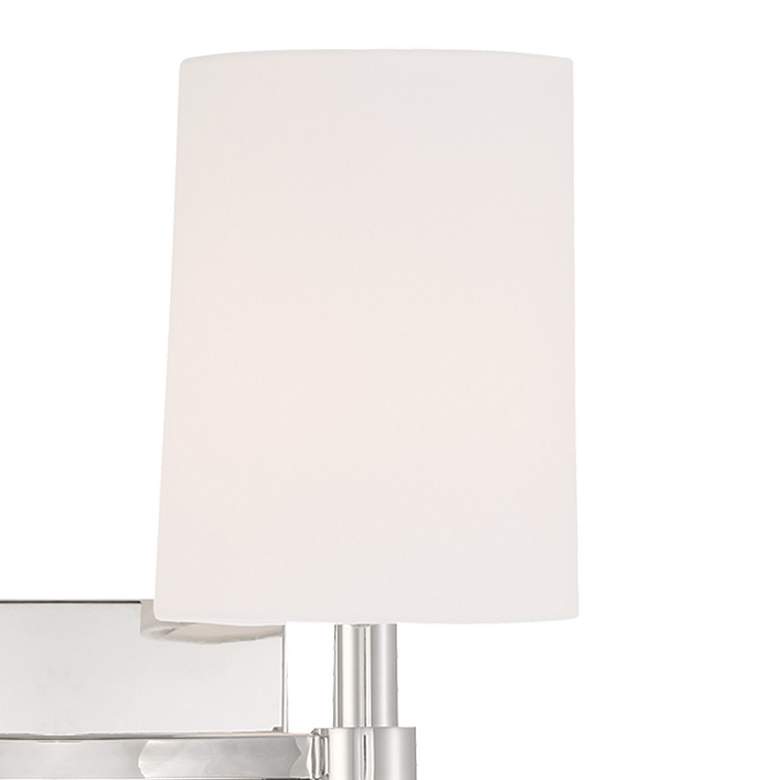 Image 5 Crystorama Bromley 18 1/4"H Polished Nickel 2-Light Sconce more views