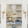 3_Crystorama Bromley 18" High Vibrant Gold Wall Sconce more views