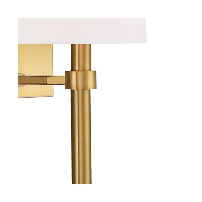 Image 7 Crystorama Bromley 18" High Vibrant Gold Wall Sconce more views