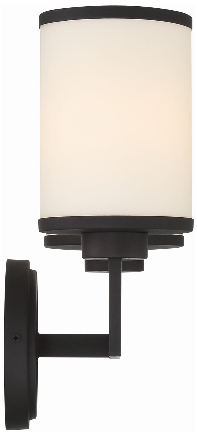 Image 4 Crystorama Bryant 14.5'' Black Forged Sconce more views