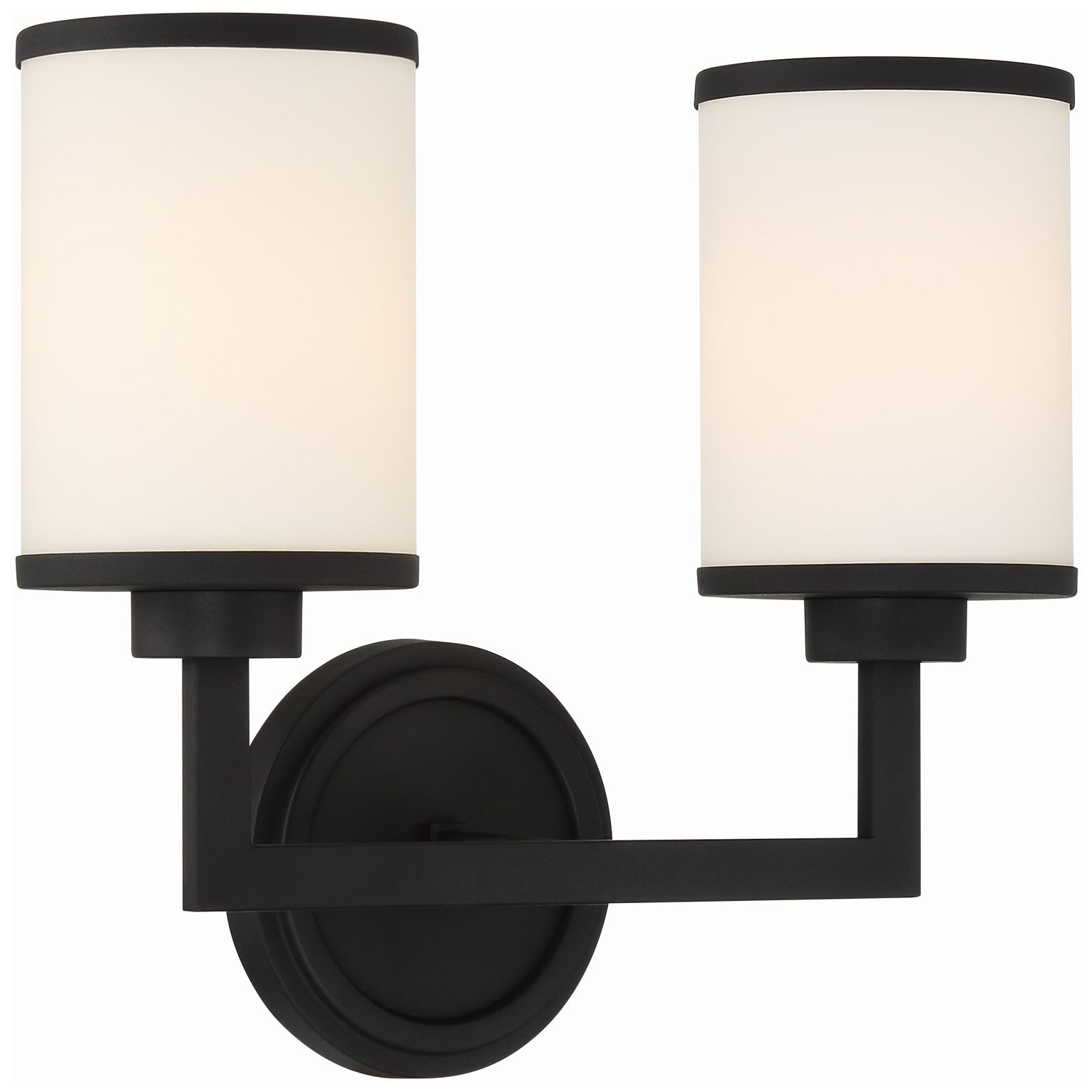 Image 5 Crystorama Bryant 14.5'' Black Forged Sconce more views