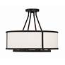 4_Crystorama Bryant 18"W Black Forged 4-Light Ceiling Light more views