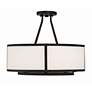 5_Crystorama Bryant 18"W Black Forged 4-Light Ceiling Light more views