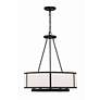 5_Crystorama Bryant 24"W Black Forged 6-Light Drum Chandelier more views