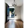 6_Crystorama Bryant 24"W Black Forged 6-Light Drum Chandelier more views